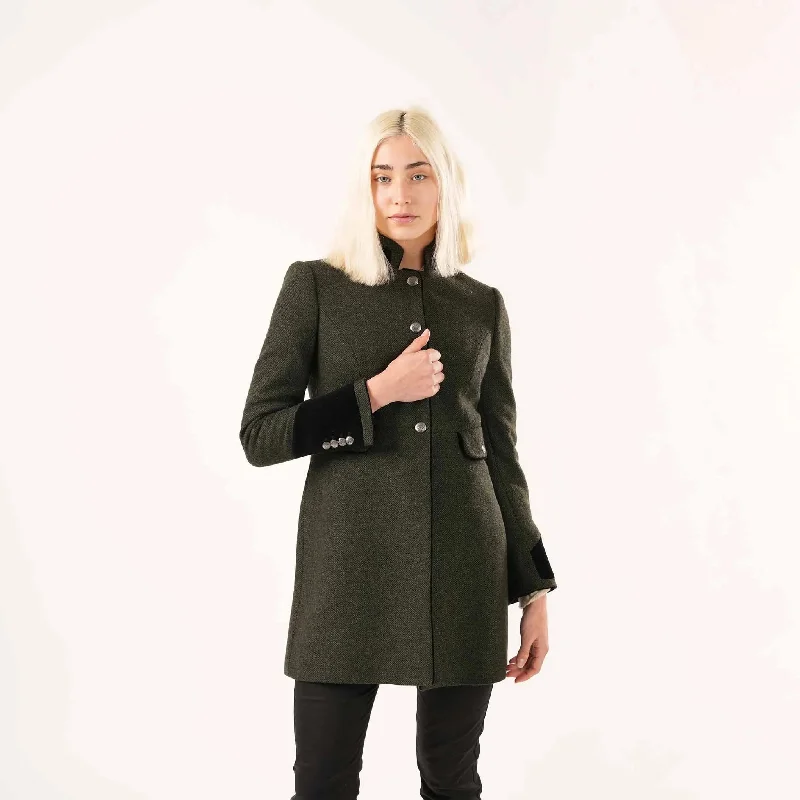 Savannah Khaki Wool Coat